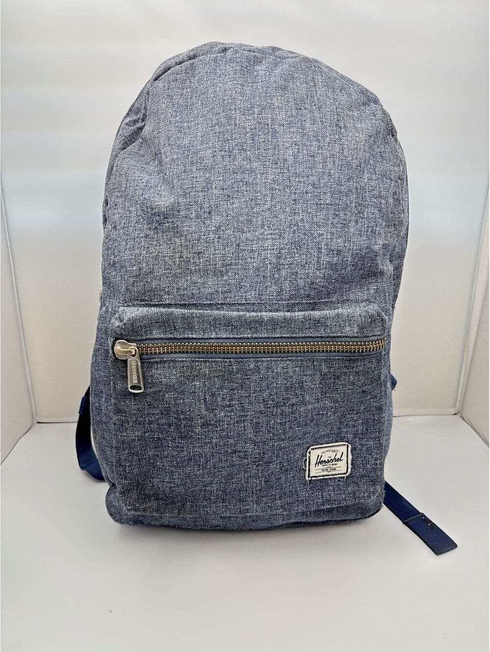 Herschel Supply Co. Gray Crosshatch Backpack Red Stripe Lining School